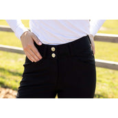 Kentucky Pantalón de Equitación Miami Knee Grip Mujer Negro