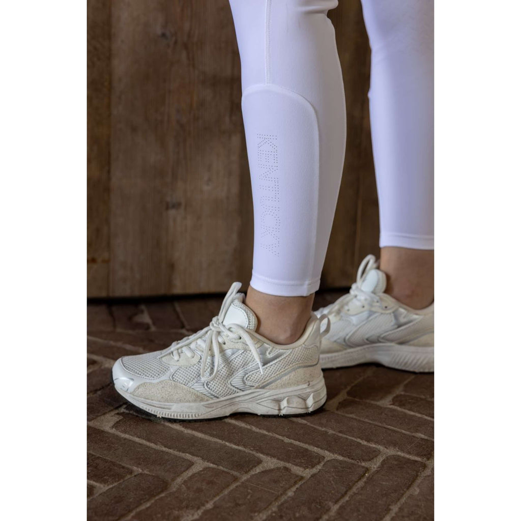 Kentucky Pantalón de Equitación Miami Knee Grip Mujer Blanco