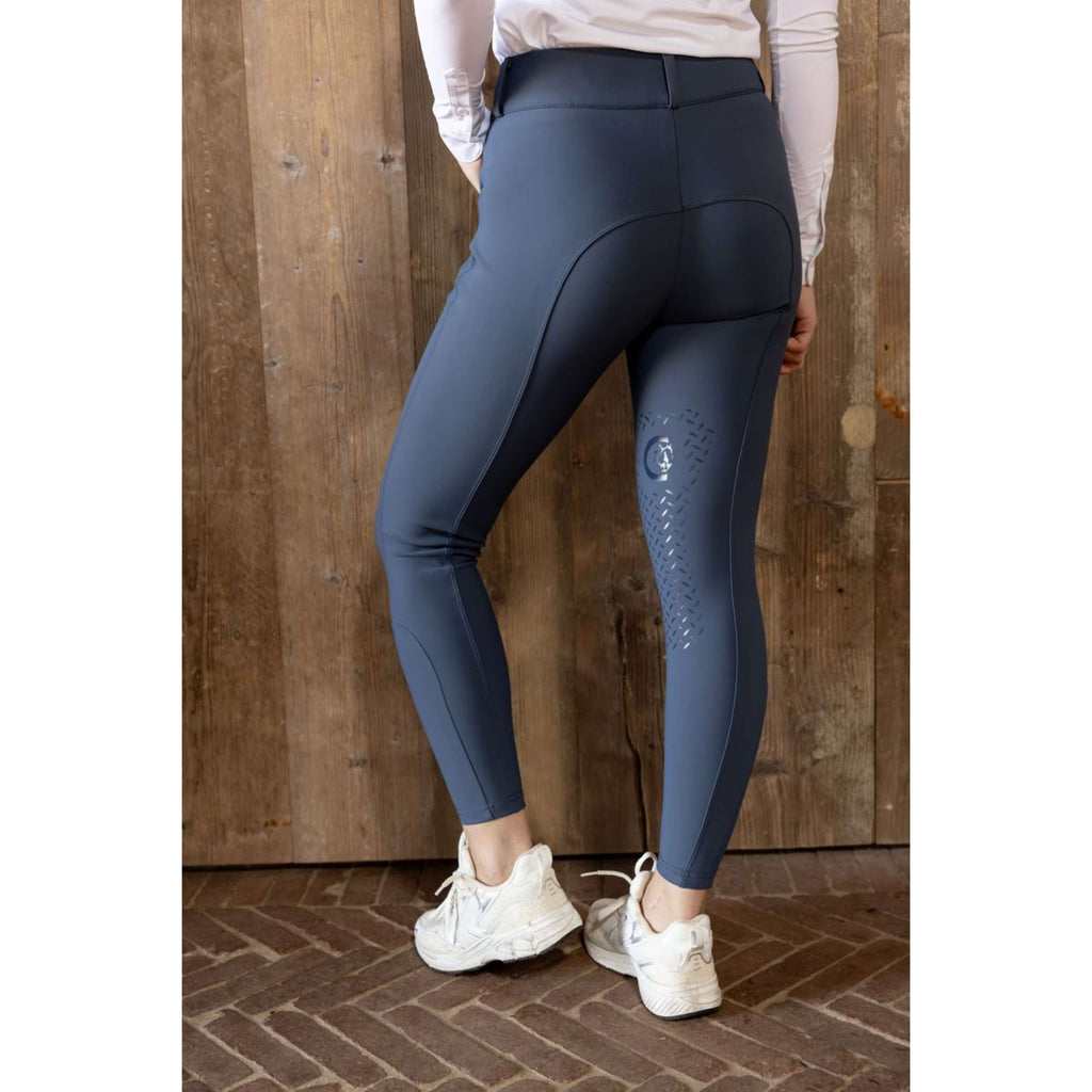 Kentucky Pantalón de Equitación Miami Knee Grip Mujer Azul Oceano