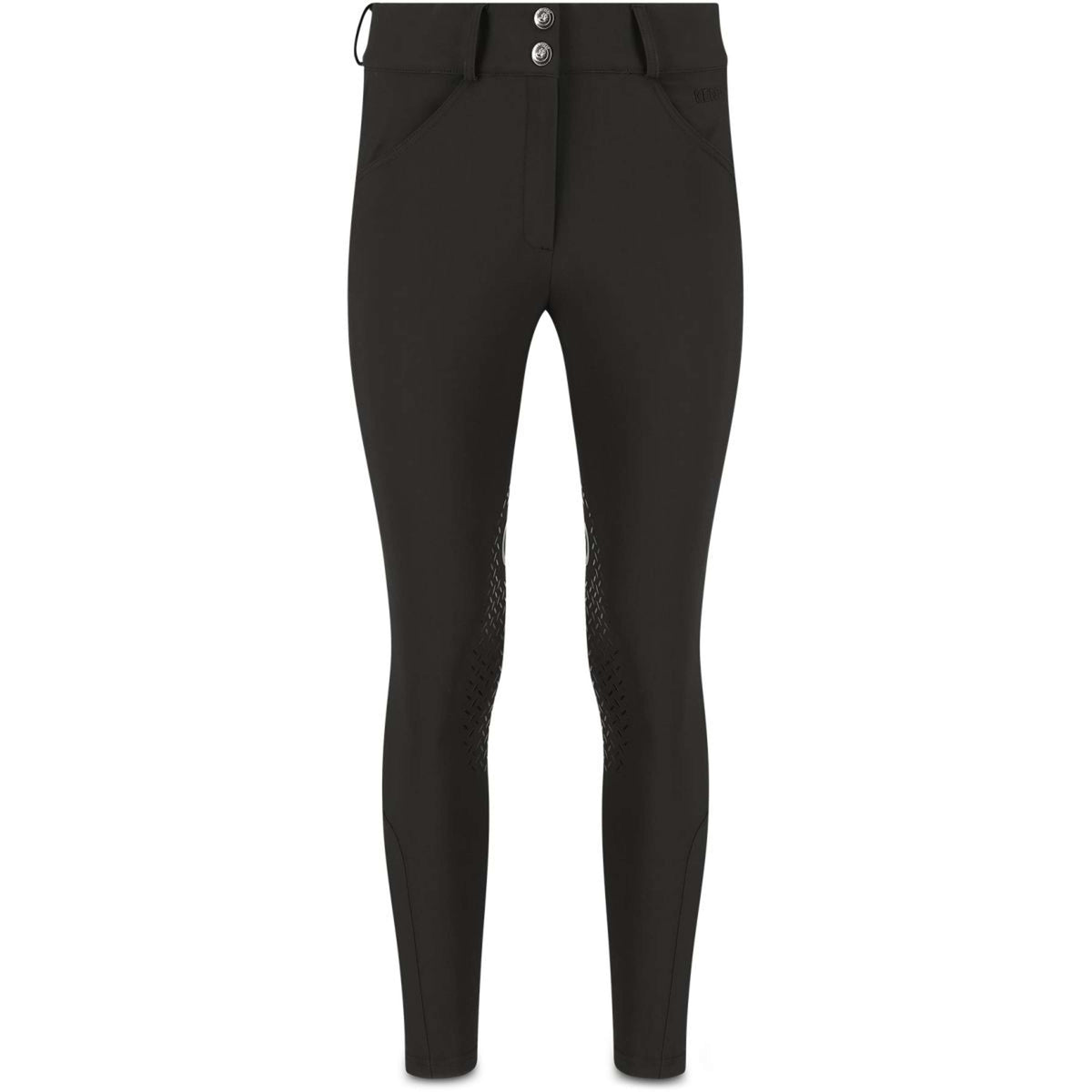 Kentucky Pantalón de Equitación Miami Knee Grip Mujer Negro