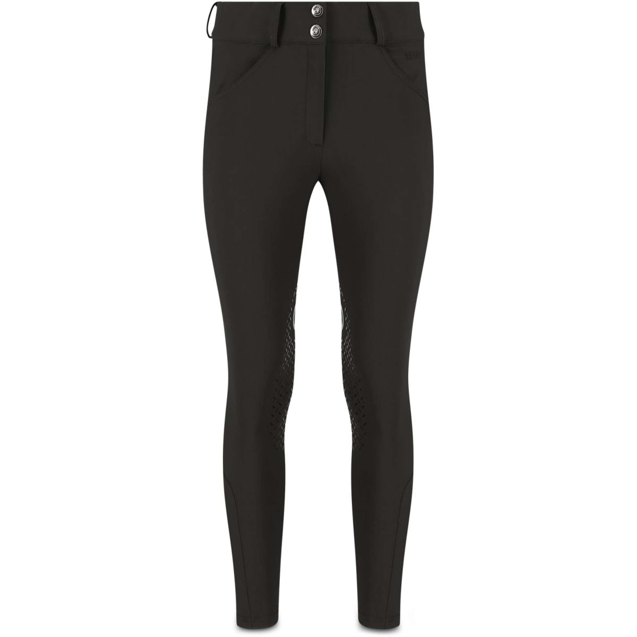 Kentucky Pantalón de Equitación Miami Knee Grip Mujer Negro