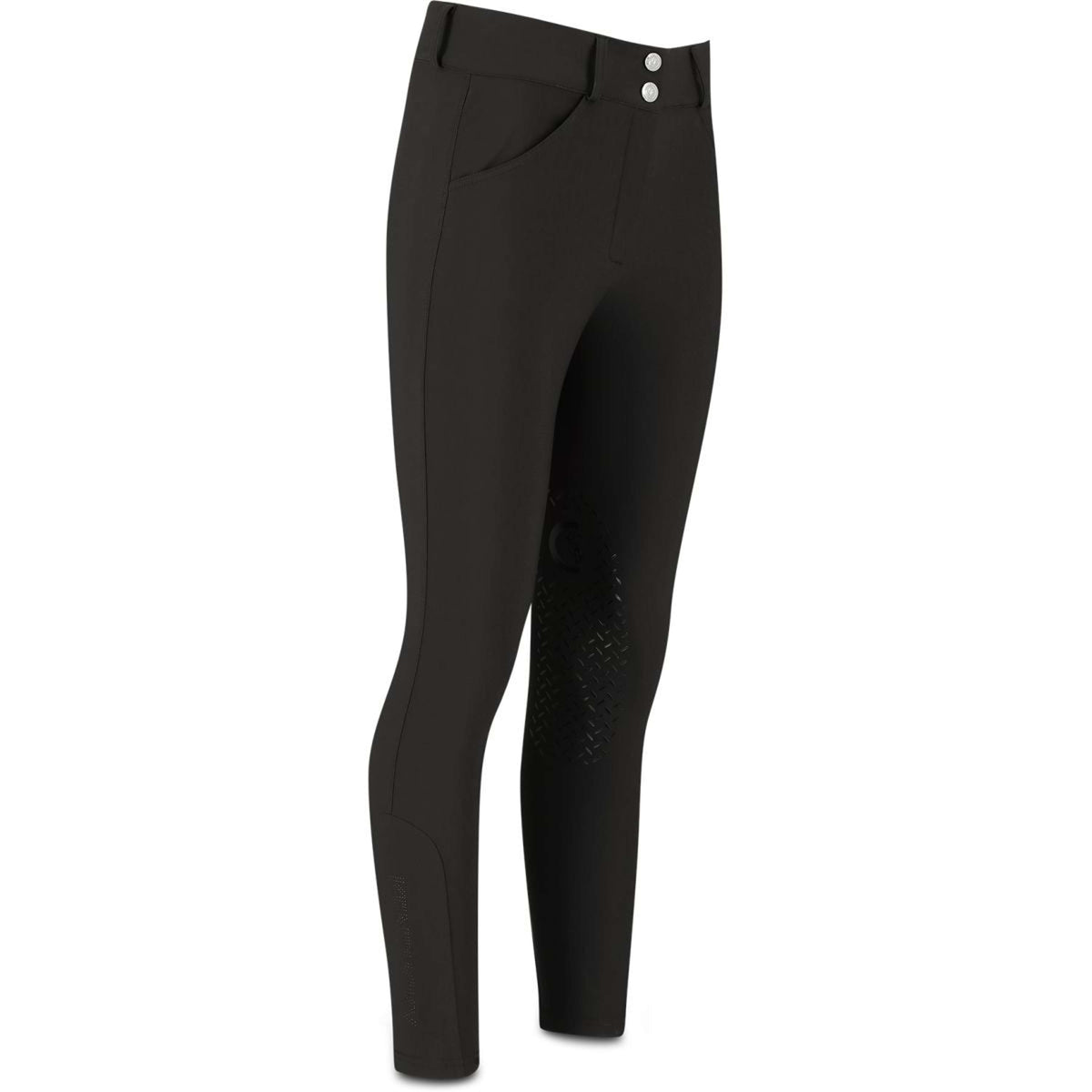 Kentucky Pantalón de Equitación Miami Knee Grip Mujer Negro