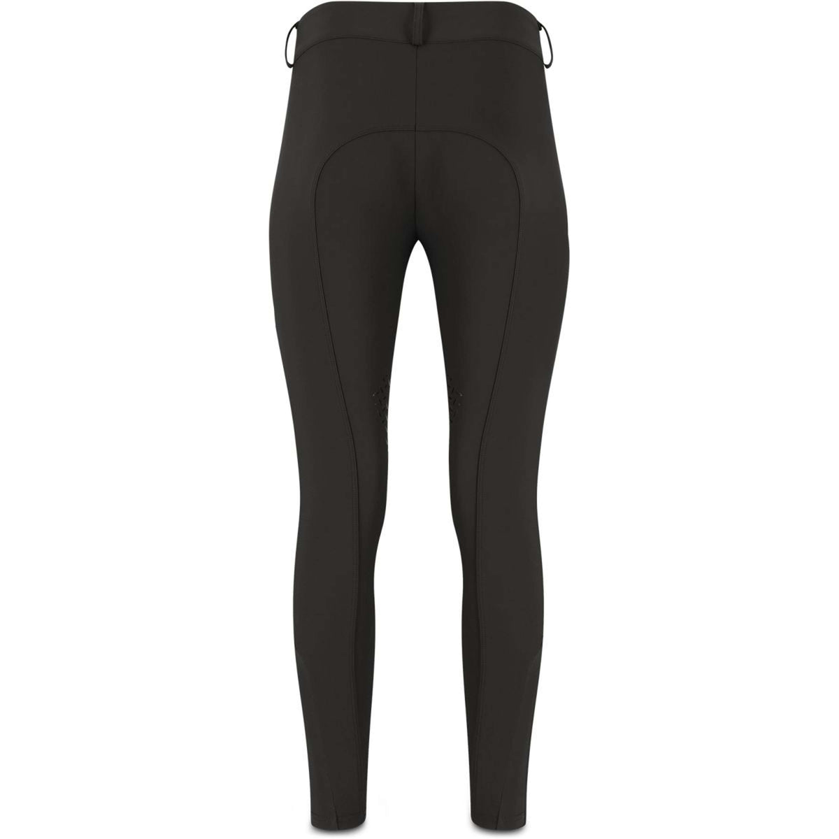 Kentucky Pantalón de Equitación Miami Knee Grip Mujer Negro