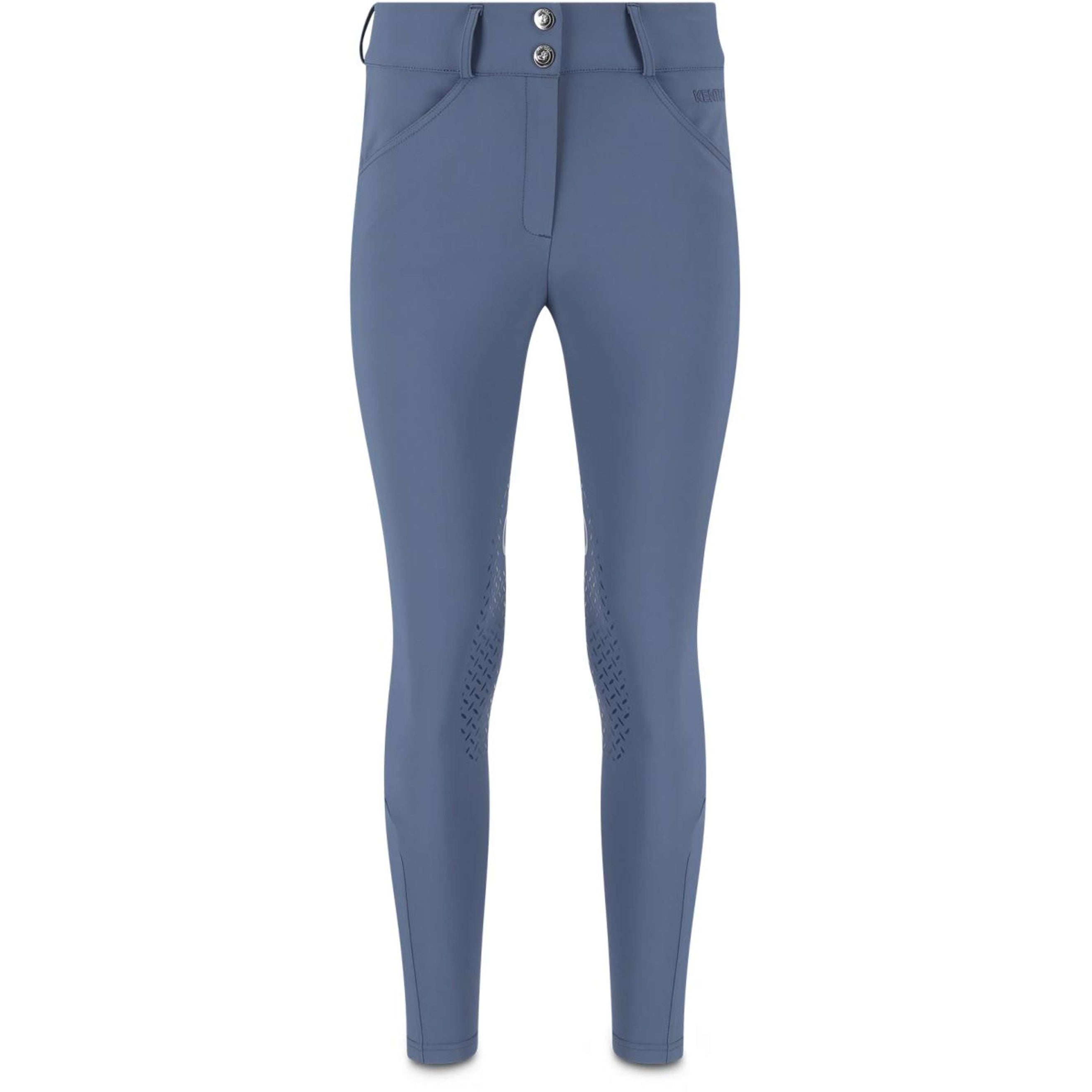 Kentucky Pantalón de Equitación Miami Knee Grip Mujer Azul Oceano Kentucky Pantalón de Equitación Miami Knee Grip Mujer Azul Oceano