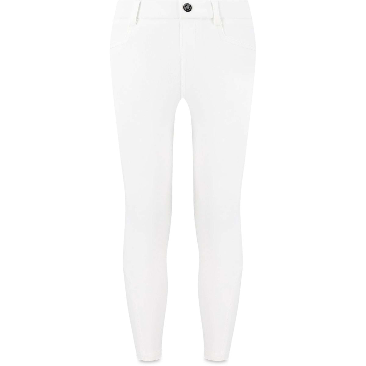 Kentucky Legging de Equitación Mexico Knee Grip Boys Blanco