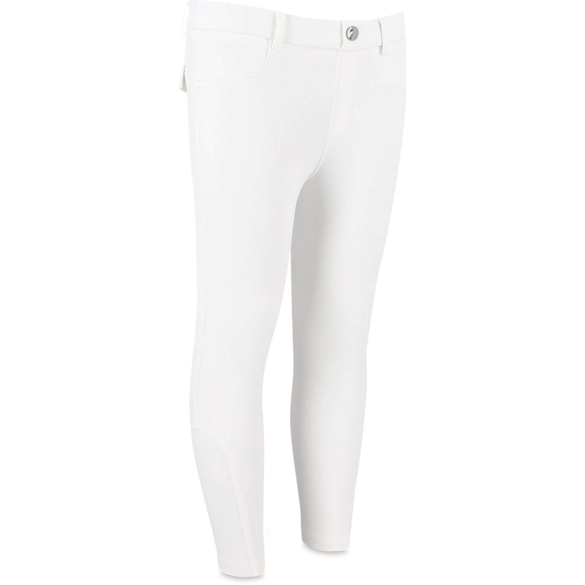 Kentucky Legging de Equitación Mexico Knee Grip Boys Blanco