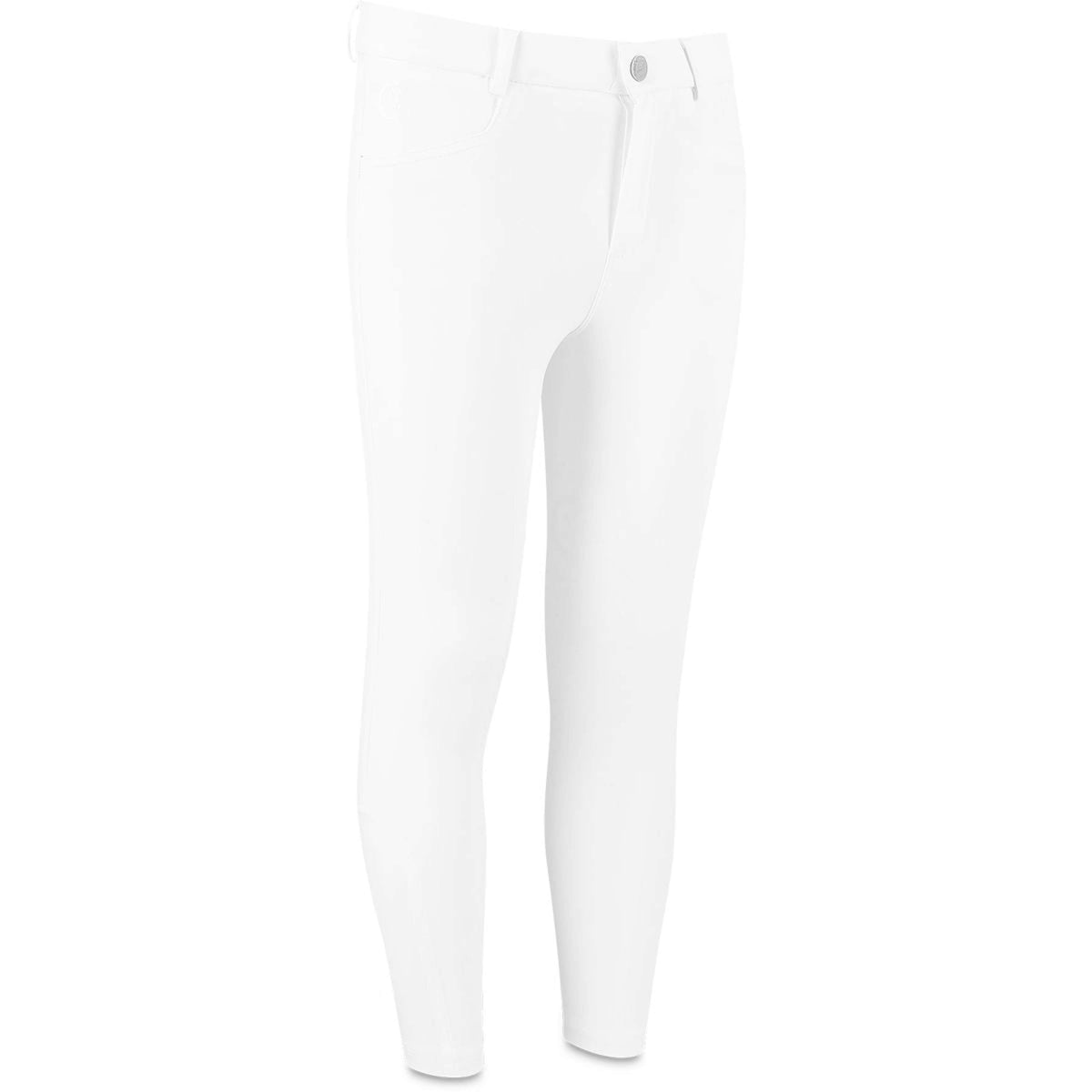 Kentucky Pantalón de Equitación Miami City Knee Grip Girls Blanco