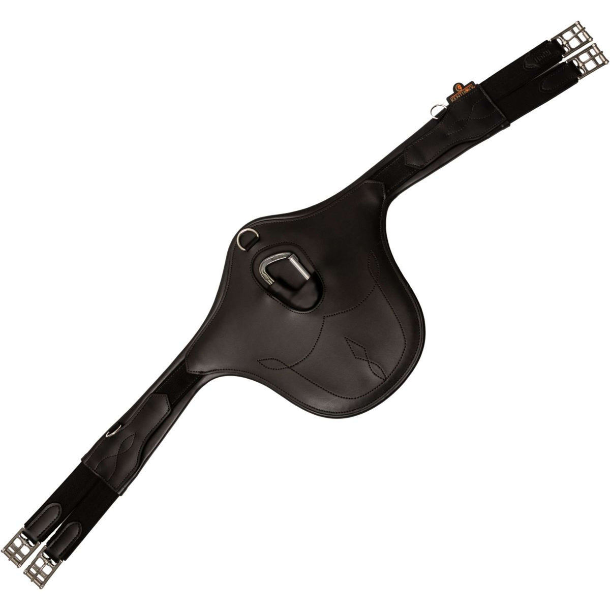 Kentucky Horsewear Cincha de Salto Solapa Ventral Anatomic Negro
