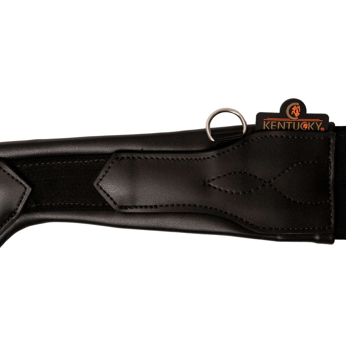 Kentucky Horsewear Cincha de Salto Solapa Ventral Anatomic Negro