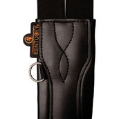 Kentucky Horsewear Cincha de Salto Solapa Ventral Anatomic Negro