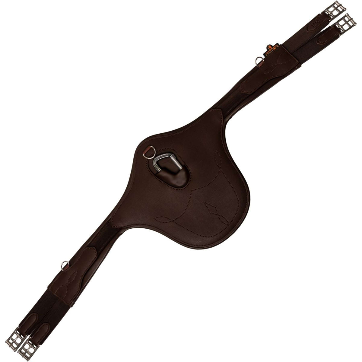 Kentucky Horsewear Cincha de Salto Solapa Ventral Anatomic Marron