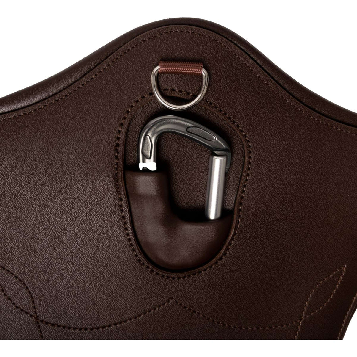 Kentucky Horsewear Cincha de Salto Solapa Ventral Anatomic Marron