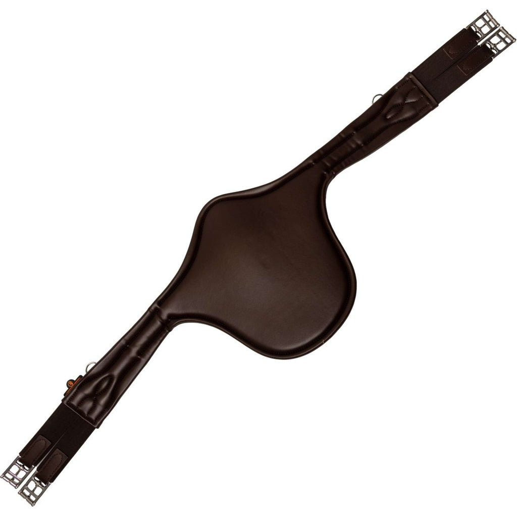 Kentucky Horsewear Cincha de Salto Solapa Ventral Anatomic Marron