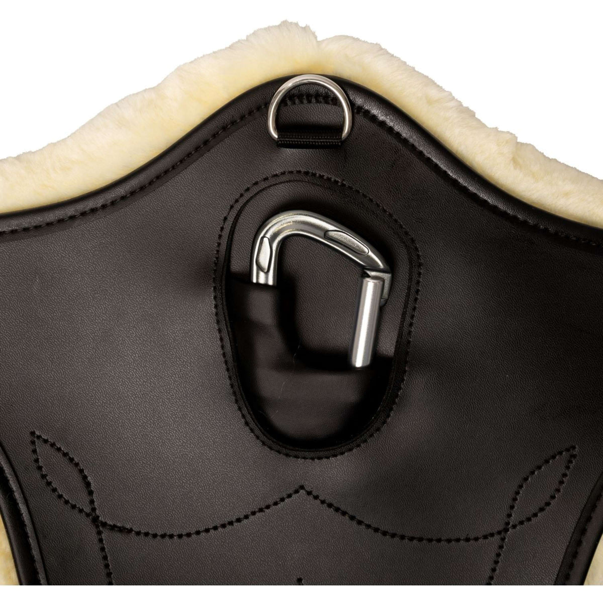 Kentucky Horsewear Cincha de Salto Anatomic Sheepskin Negro