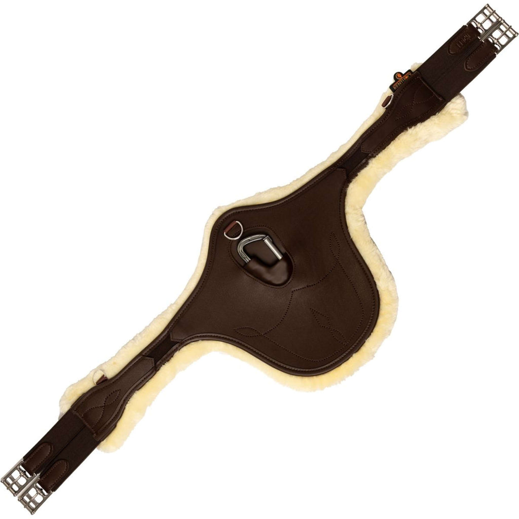 Kentucky Horsewear Cincha de Salto Anatomic Sheepskin Marron