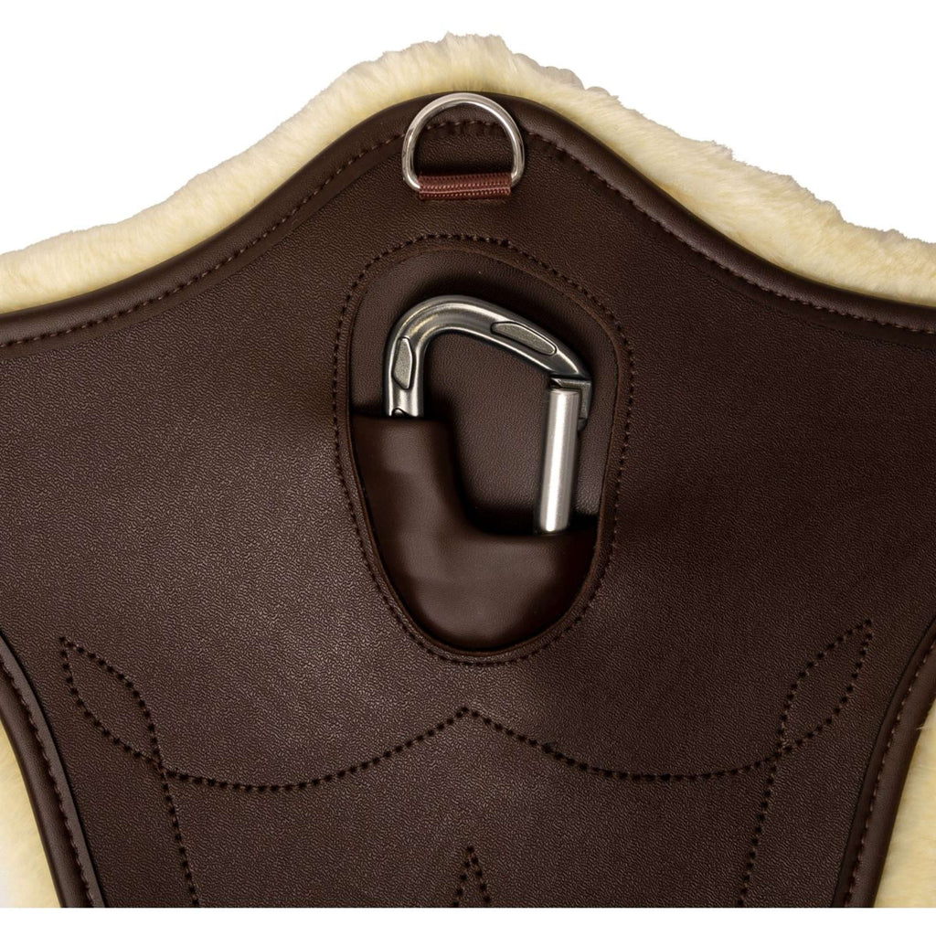 Kentucky Horsewear Cincha de Salto Anatomic Sheepskin Marron