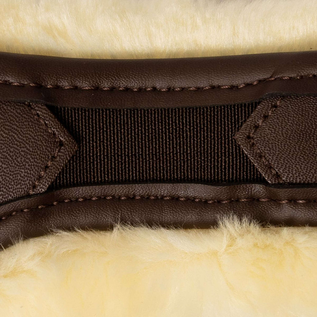 Kentucky Horsewear Cincha de Salto Anatomic Sheepskin Marron