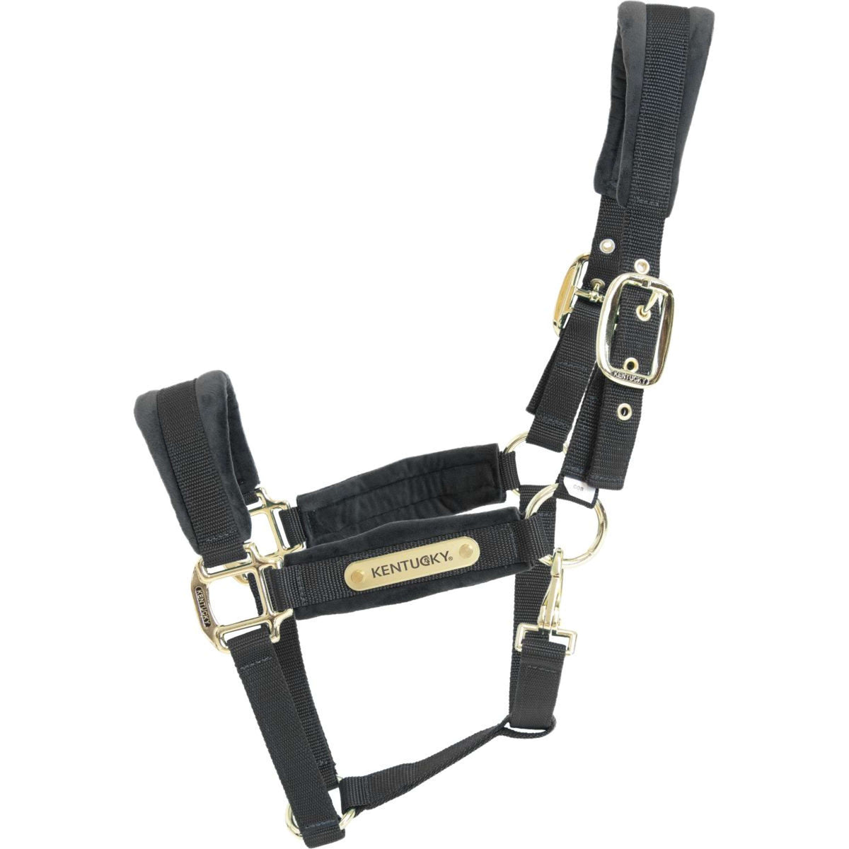 Kentucky Horsewear Cabezada Velvet Negro