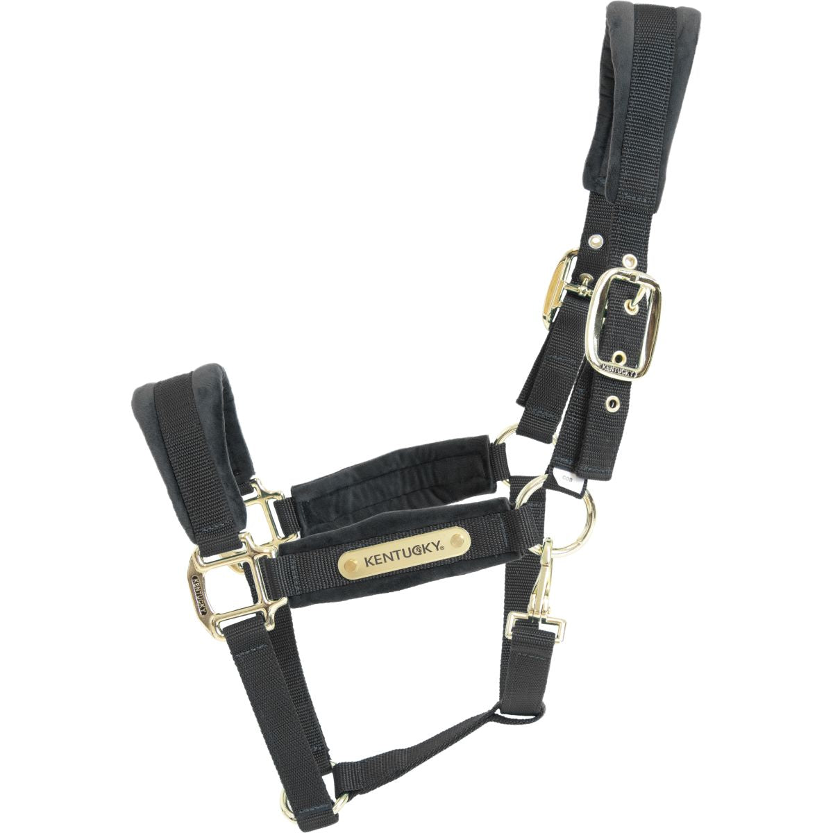 Kentucky Horsewear Cabezada Velvet Negro