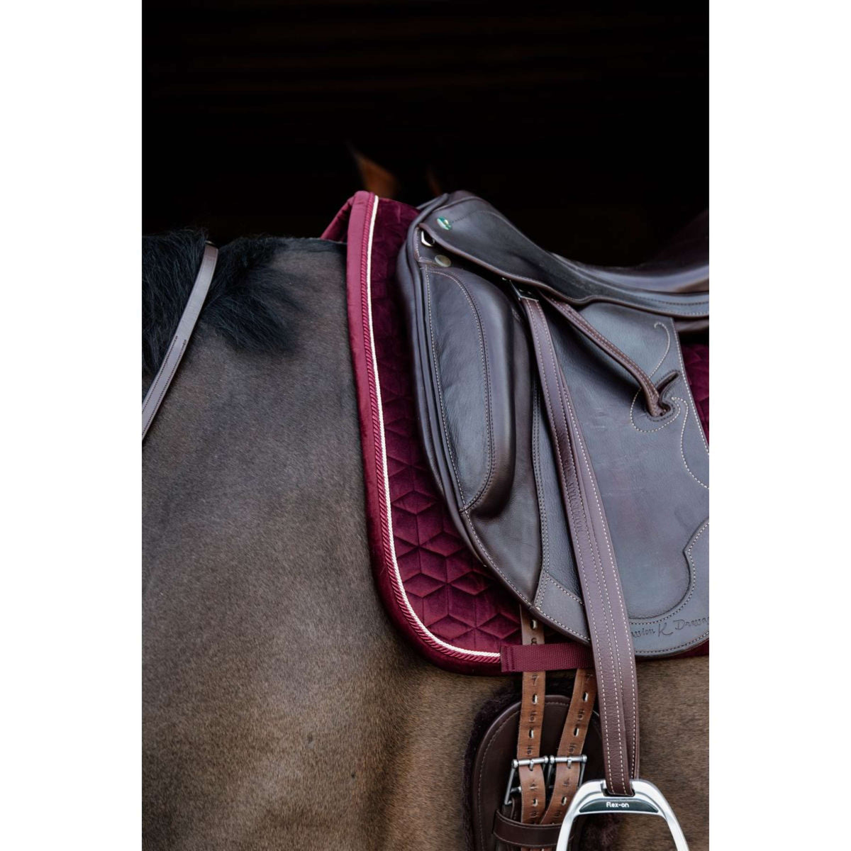 Kentucky Horsewear Mantilla Velvet Doma Bordeaux