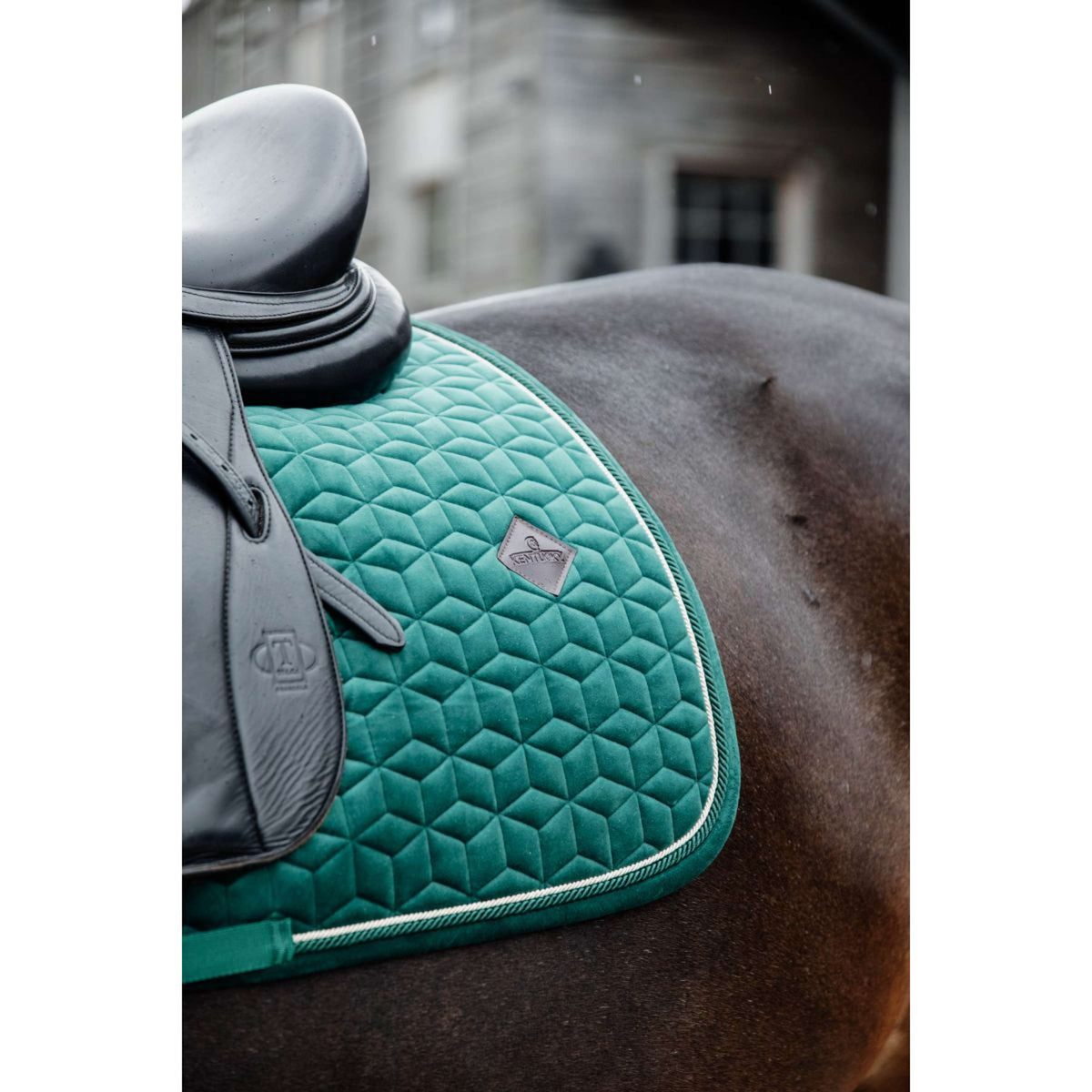 Kentucky Horsewear Mantilla Velvet Doma Verde Oscuro