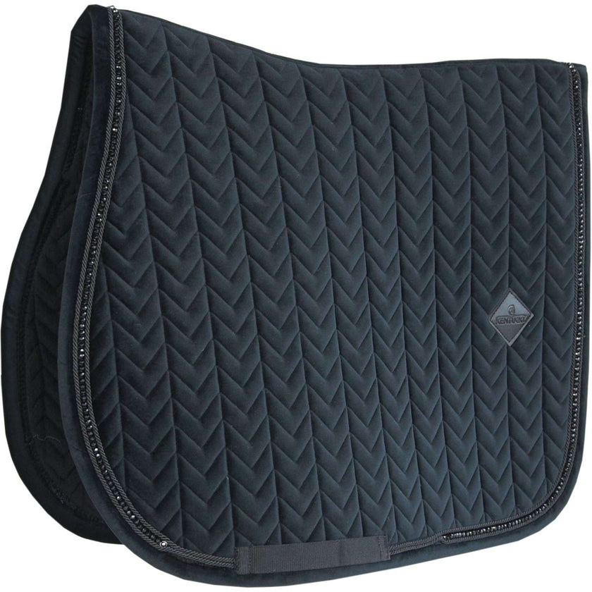 Kentucky Horsewear Mantilla Velvet Pearls Saltando Negro