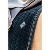 Kentucky Horsewear Mantilla Velvet Pearls Doma Negro