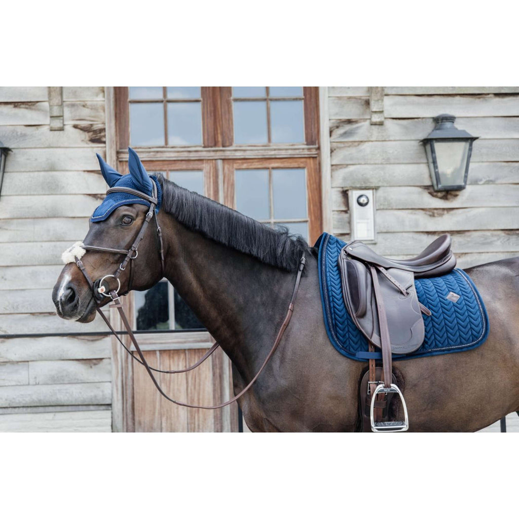 Kentucky Horsewear Mantilla Velvet Pearls Doma clásica Navy