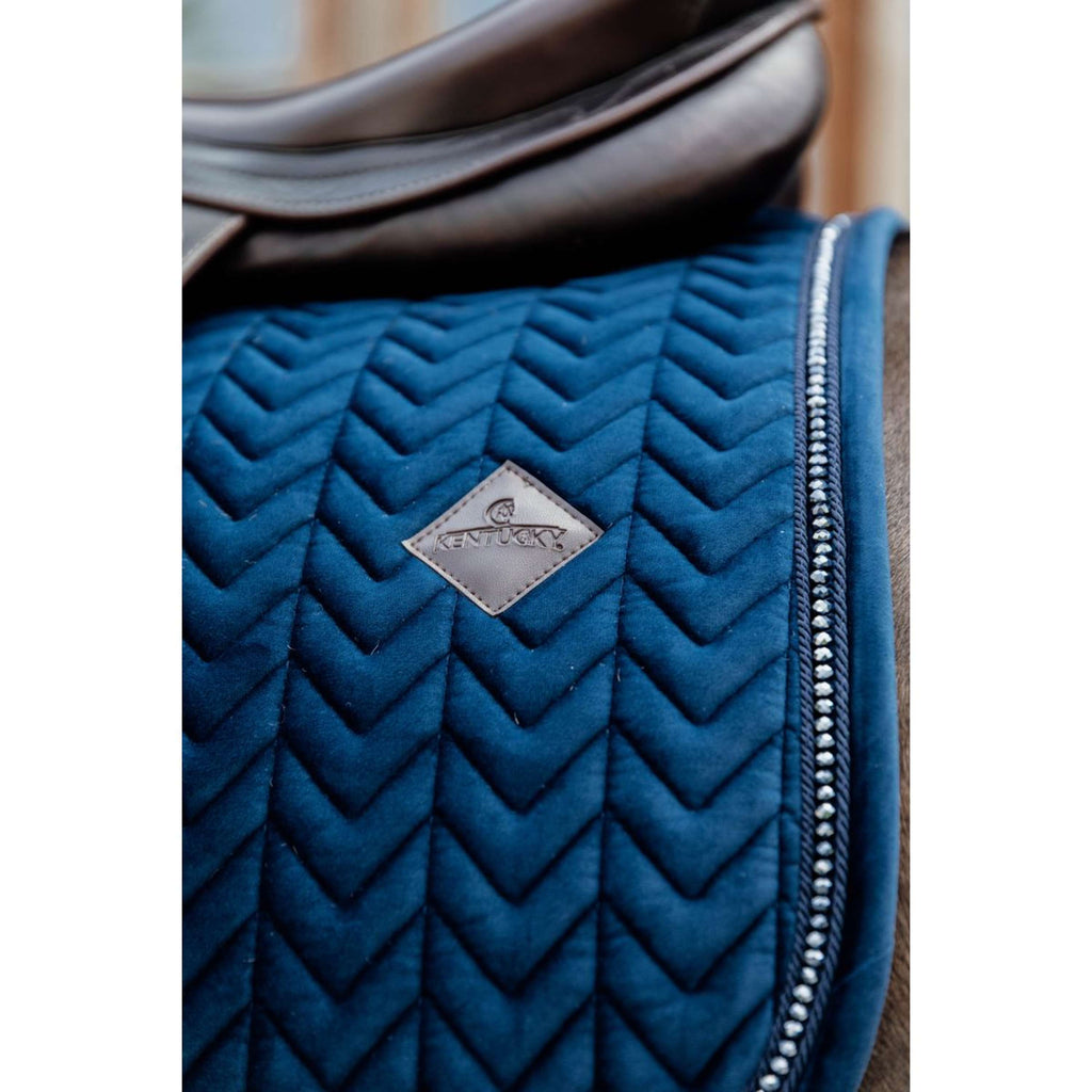 Kentucky Horsewear Mantilla Velvet Pearls Doma clásica Navy