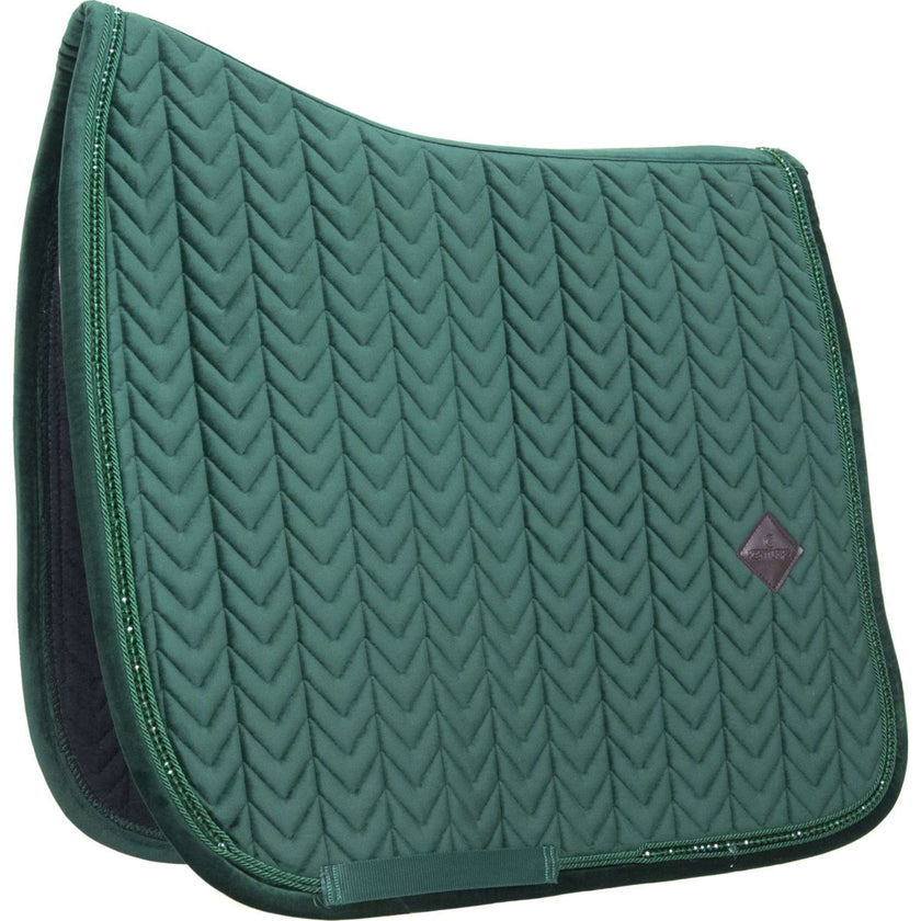 Kentucky Horsewear Mantilla Velvet Pearls Doma clásica Pine Green