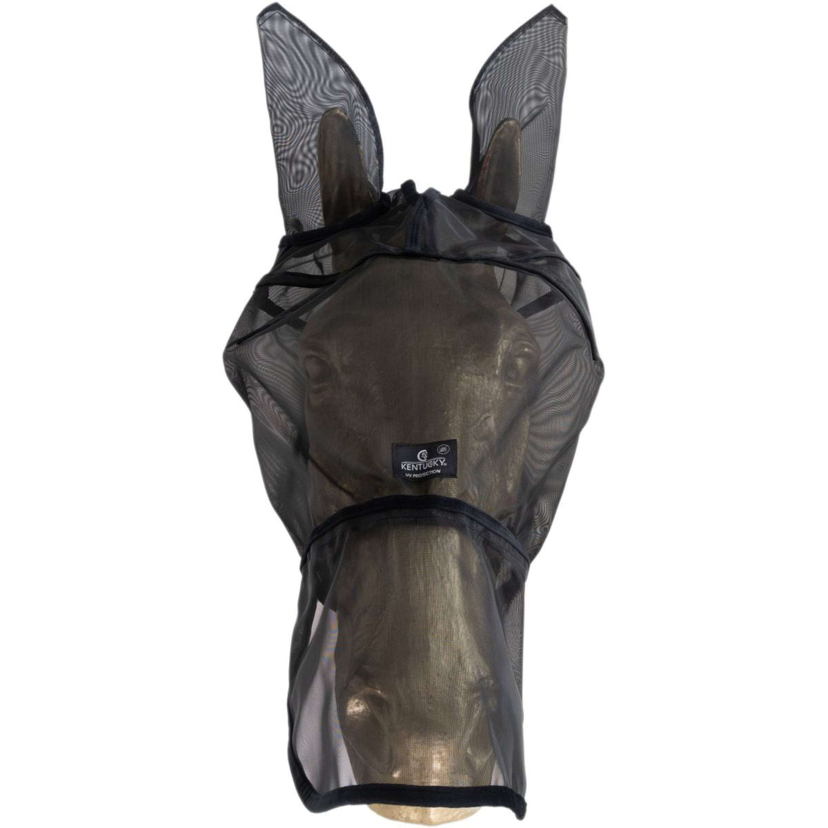 Kentucky Horsewear Máscara para Moscas Classic con Orejas y Nariz Negro