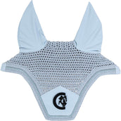 Kentucky Horsewear Bonete para Orejas Wellington 3D Logo Azul claro
