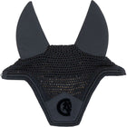 Kentucky Horsewear Bonete para Orejas Wellington 3D Logo Soundless Negro