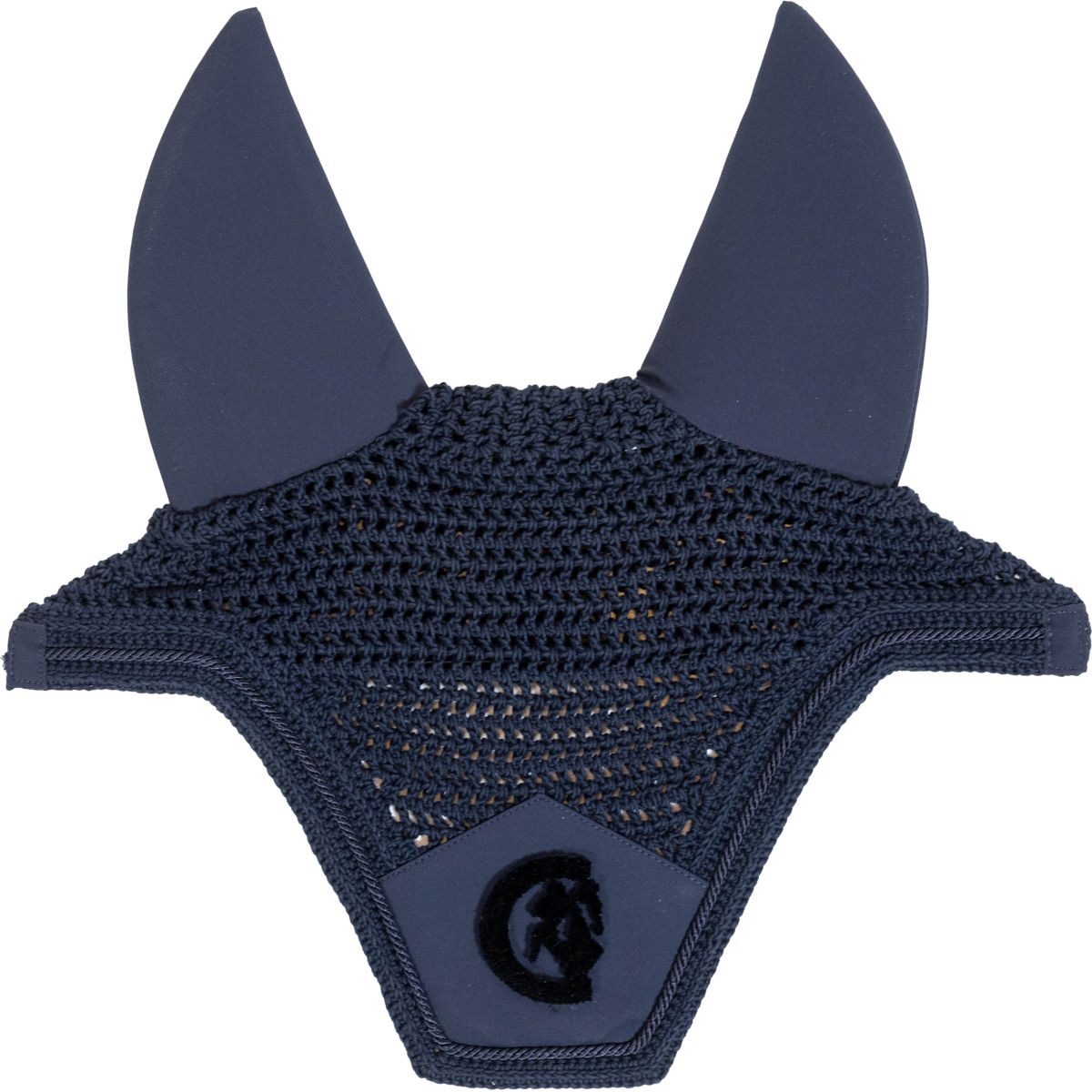 Kentucky Horsewear Bonete para Orejas Wellington 3D Logo Soundless Navy
