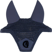Kentucky Horsewear Bonete para Orejas Wellington 3D Logo Soundless Navy