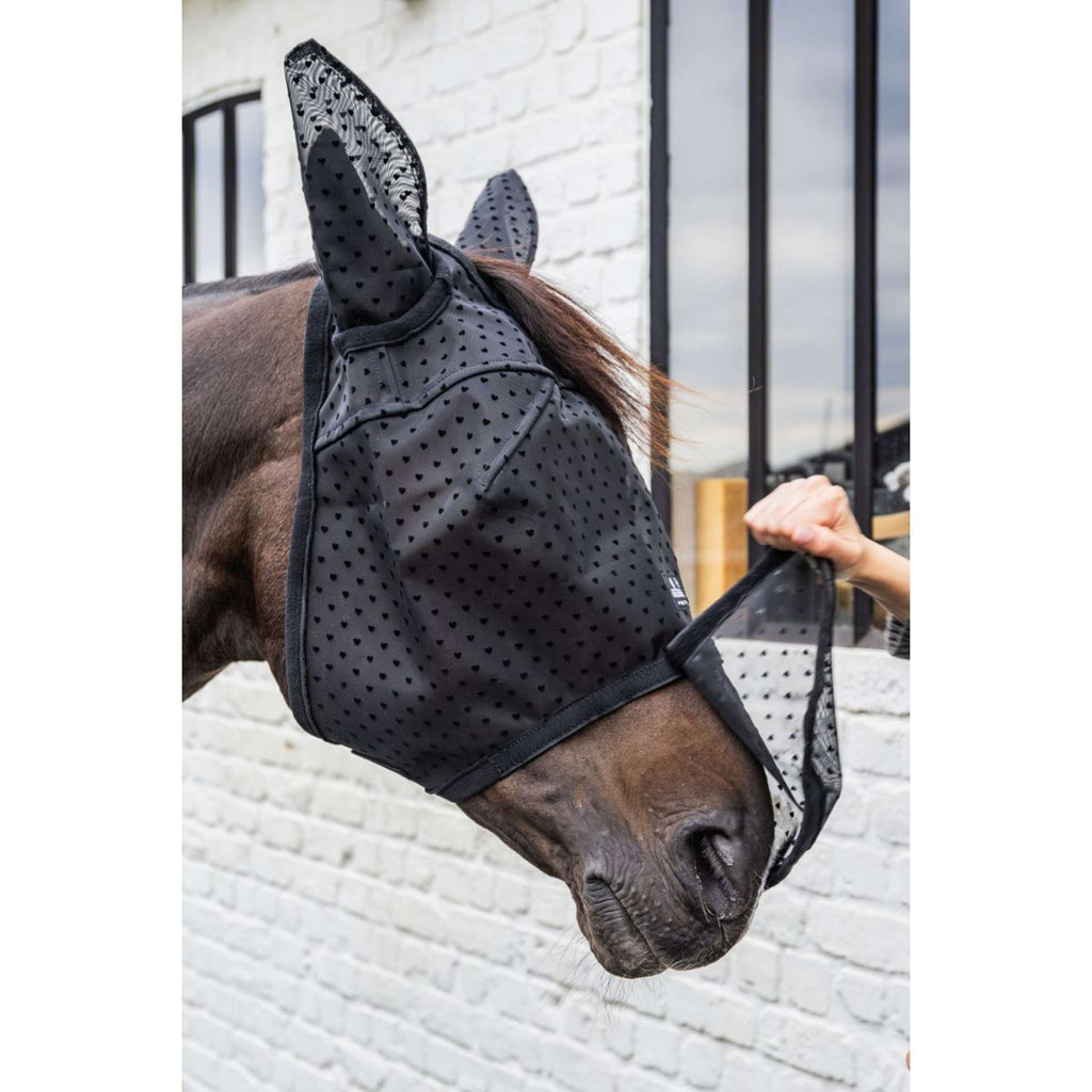 Kentucky Máscara para Moscas Heart con Orejas y Nariz Negro
