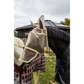 Kentucky Máscara para Moscas Heart con Orejas y Nariz Beige