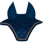 Kentucky Bonete para Orejas Wellington Velvet Horse Printing Navy