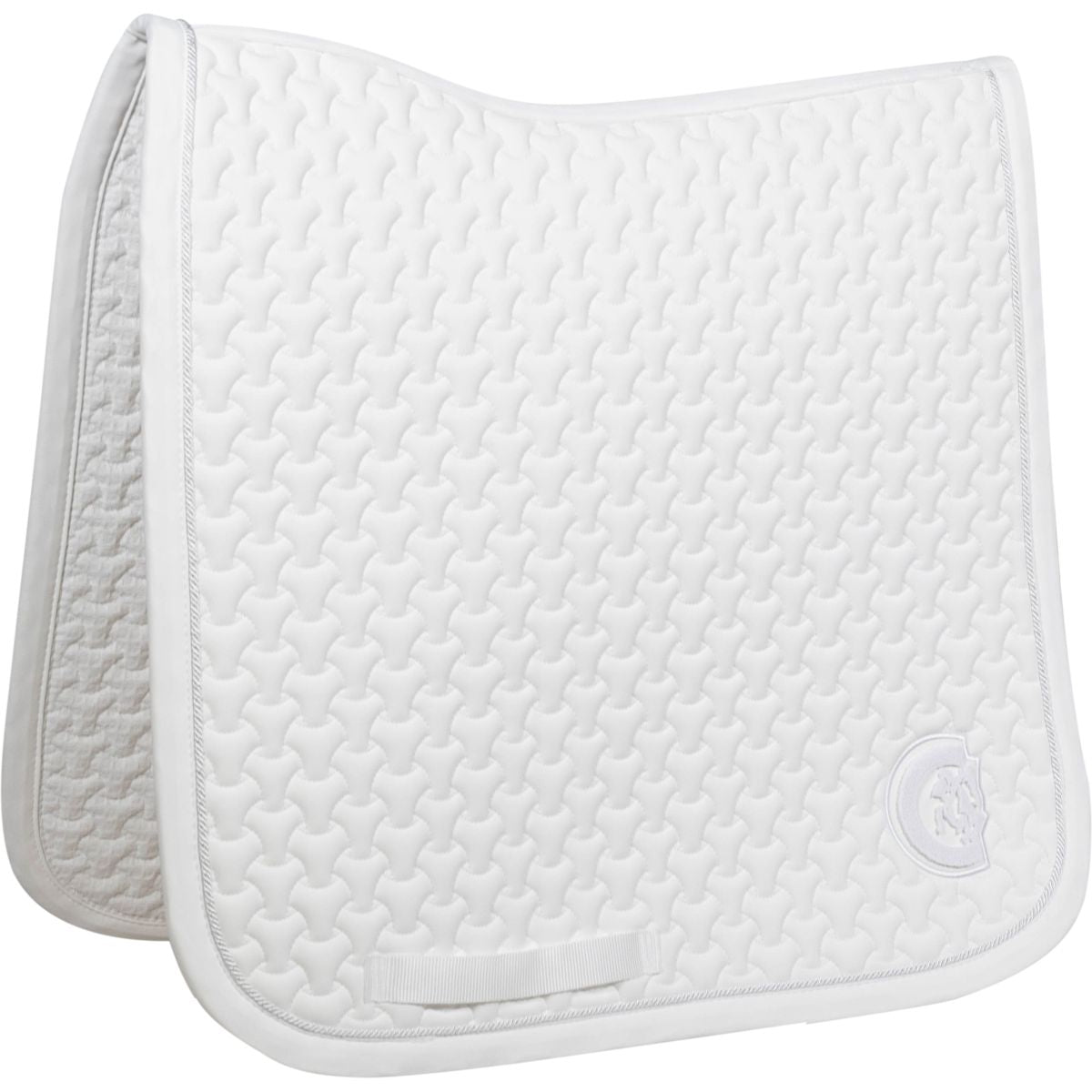 Kentucky Horsewear Mantilla Plaited Logo Doma Blanco