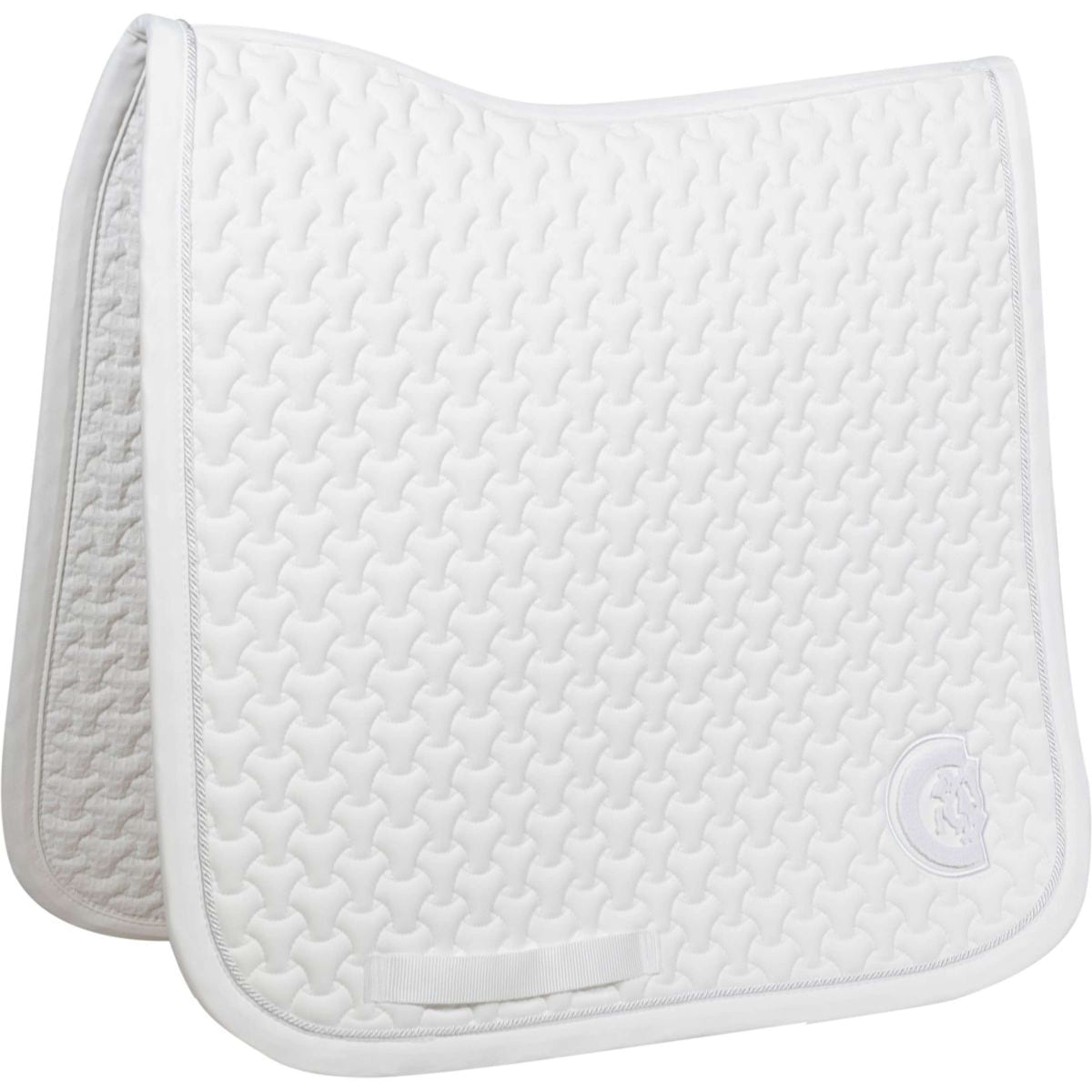 Kentucky Horsewear Mantilla Plaited Logo Doma Blanco