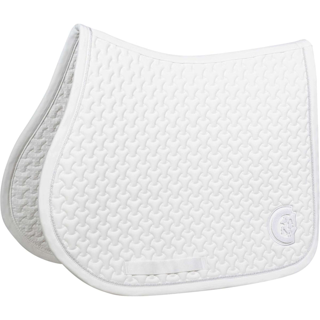Kentucky Horsewear Mantilla Plaited Logo Saltando Blanco