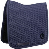 Kentucky Horsewear Mantilla Plaited Logo Doma clásica Navy