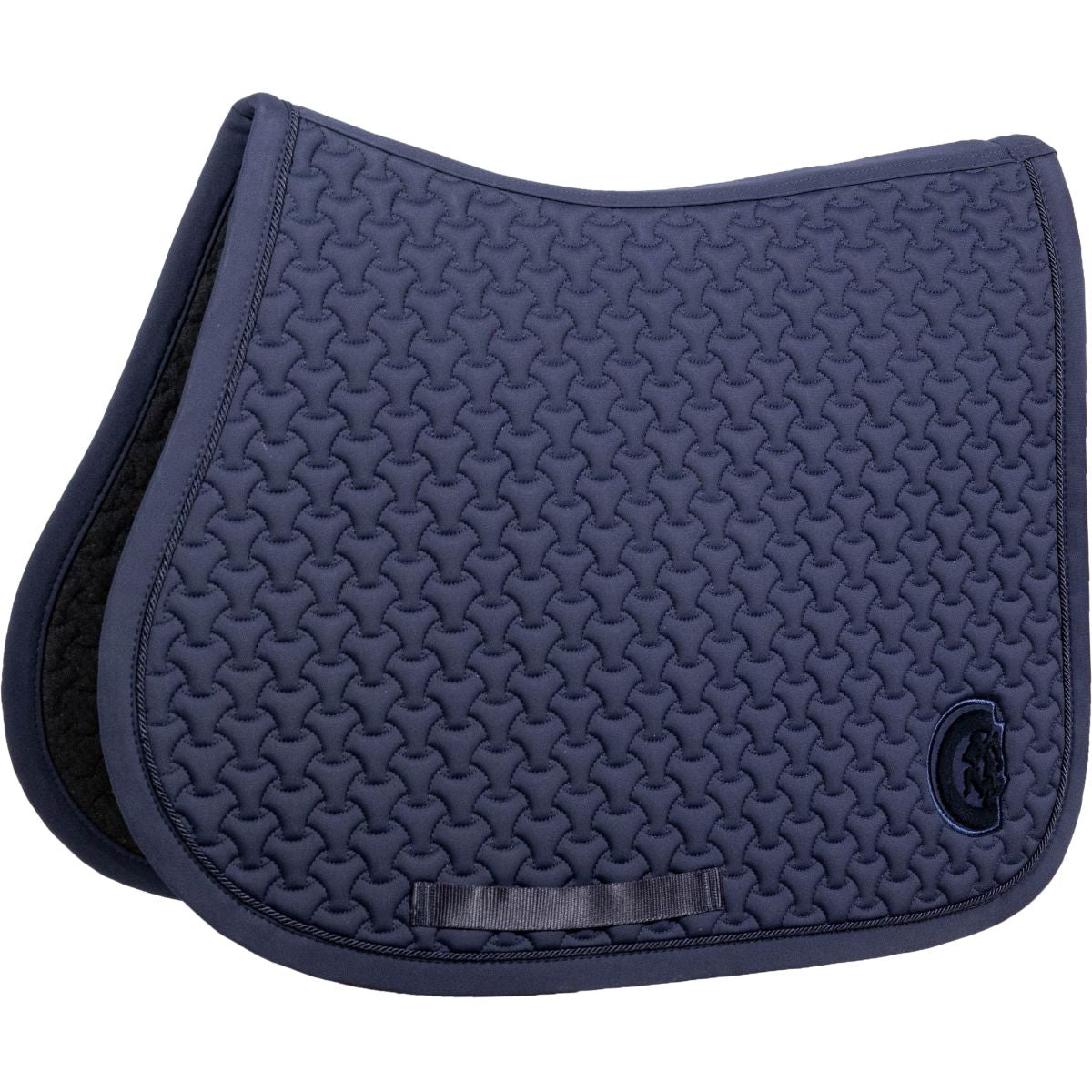 Kentucky Horsewear Mantilla Plaited Logo Springen Navy