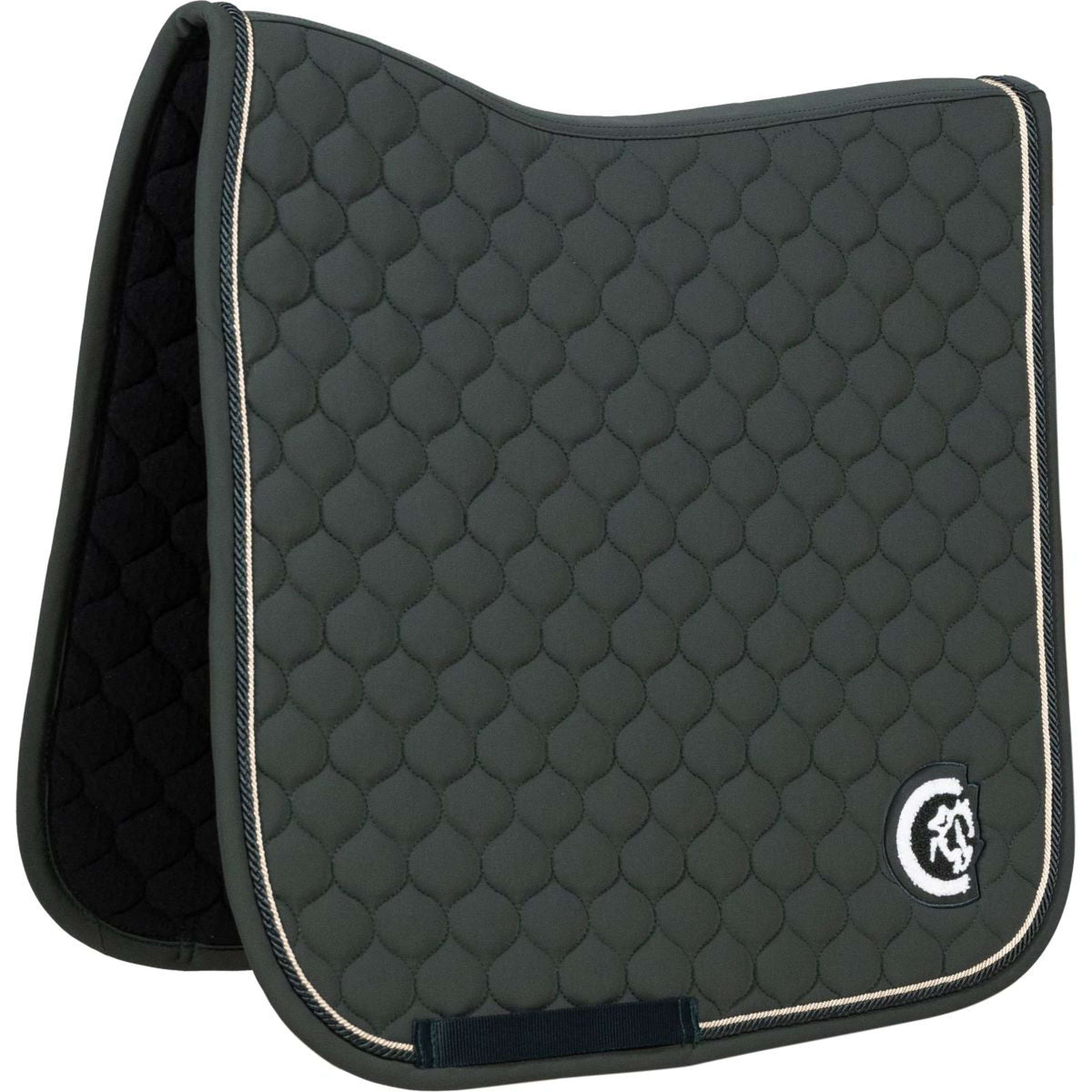 Kentucky Horsewear Mantilla Onion Quilt 3D Logo Doma clásica Pine Green