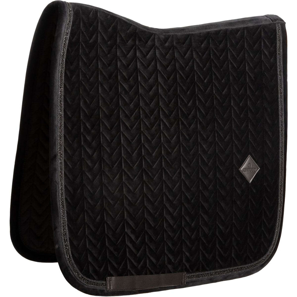Kentucky Mantilla Velvet Mini Pearls Doma clásica Negro