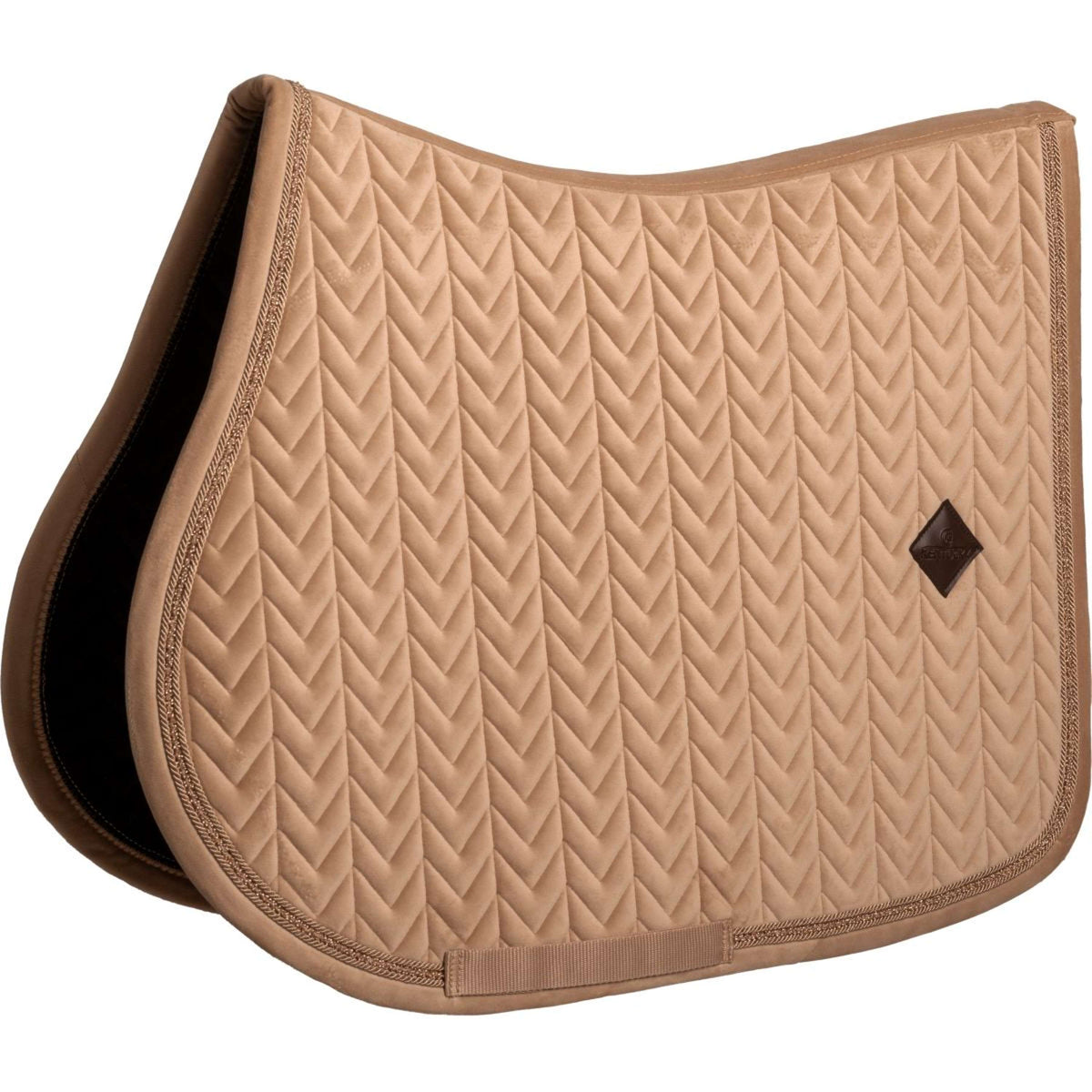 Kentucky Mantilla Velvet Mini Pearls saltando Beige