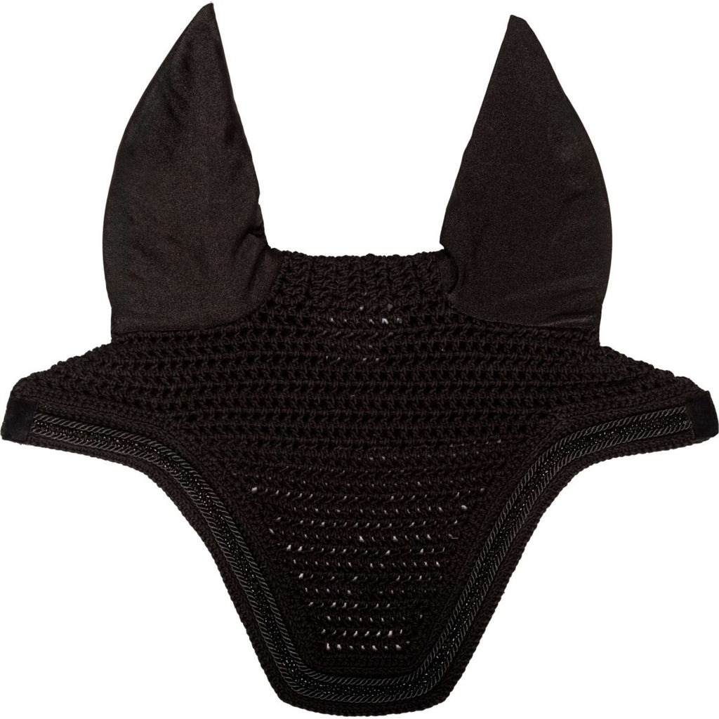 Kentucky Bonete para Orejas Wellington Velvet Mini Pearls Negro