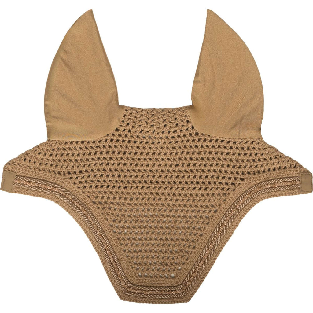 Kentucky Bonete para Orejas Wellington Velvet Mini Pearls Beige