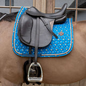 Kentucky Mantilla Velvet Horse Printing Doma clásica Navy