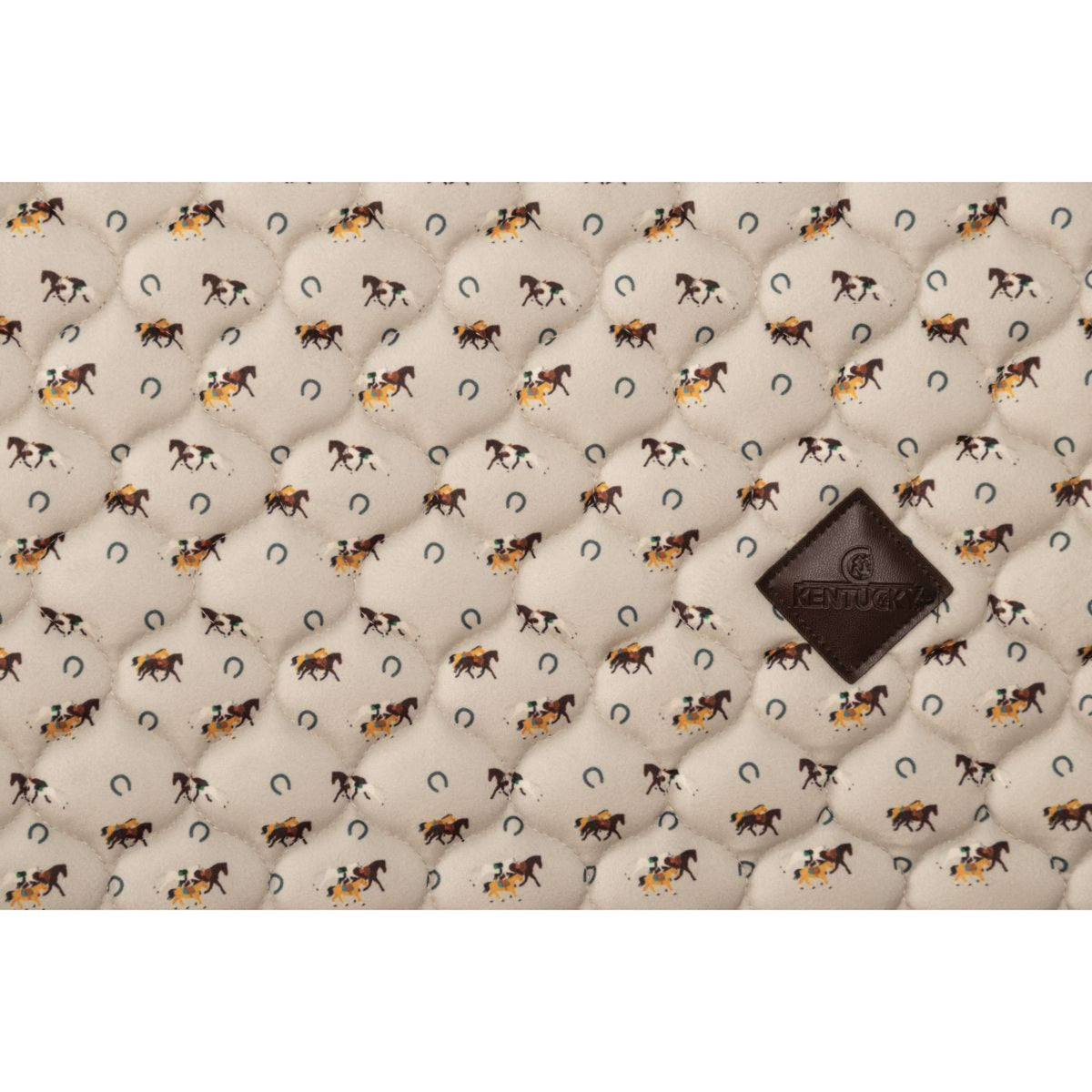 Kentucky Mantilla Velvet Horse Printing Beige